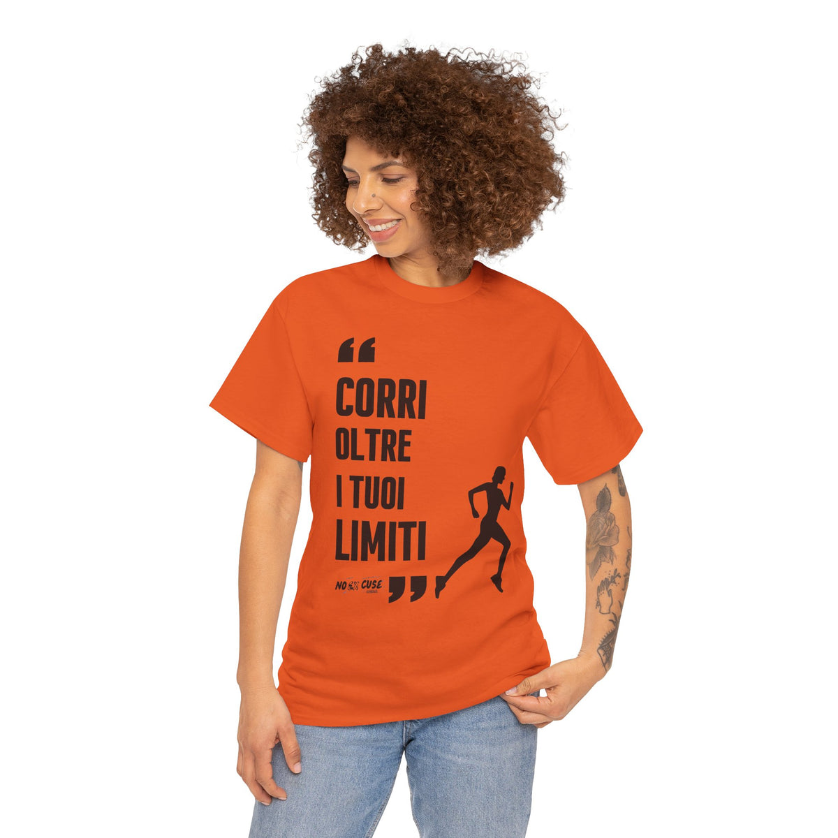 Unisex Tee "corri oltre i tuoi limiti"