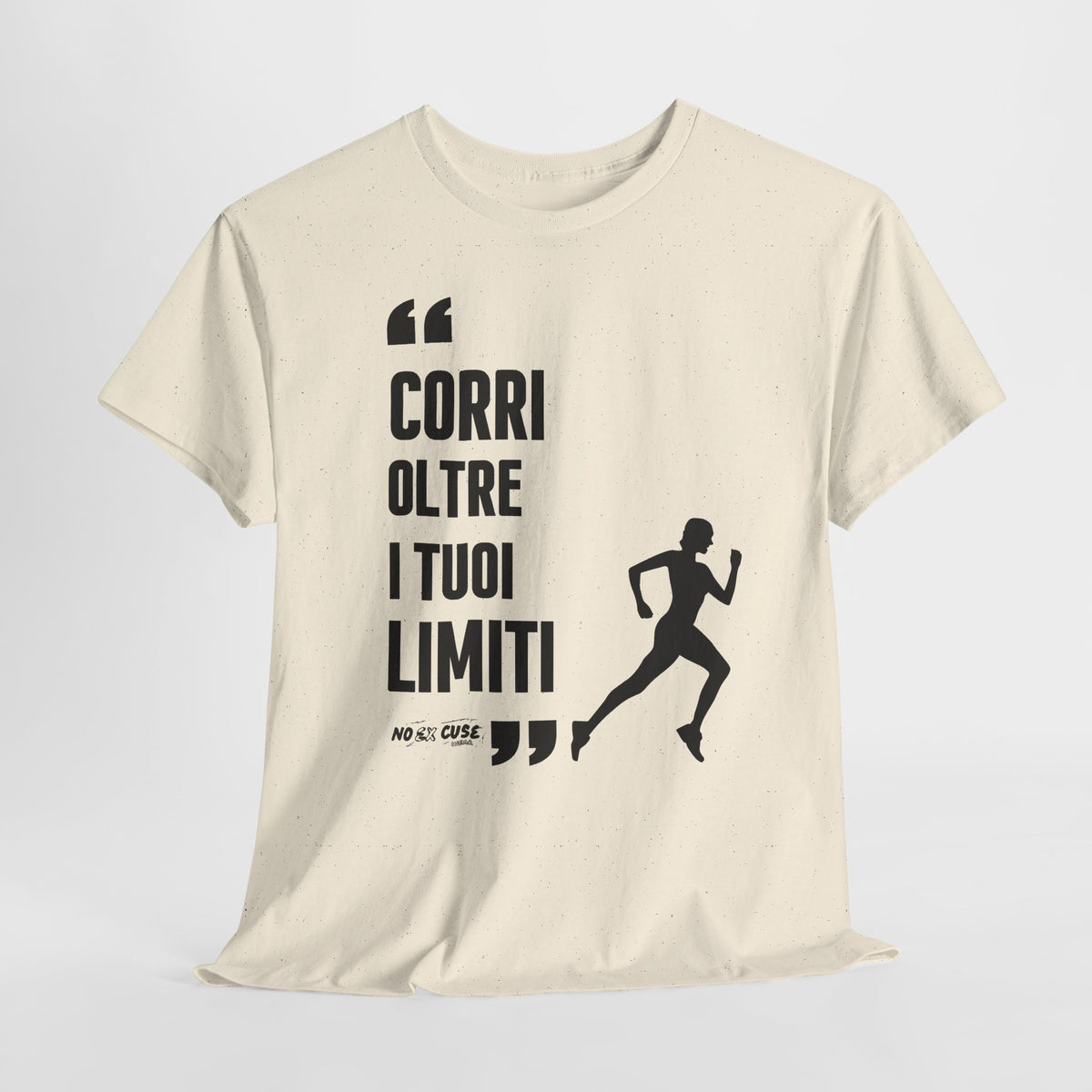 Unisex Tee "corri oltre i tuoi limiti"