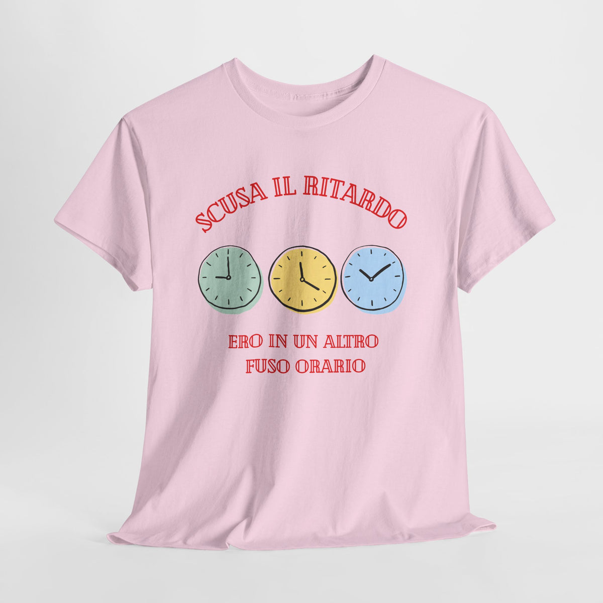 Unisex Tee "scusa il ritardo"