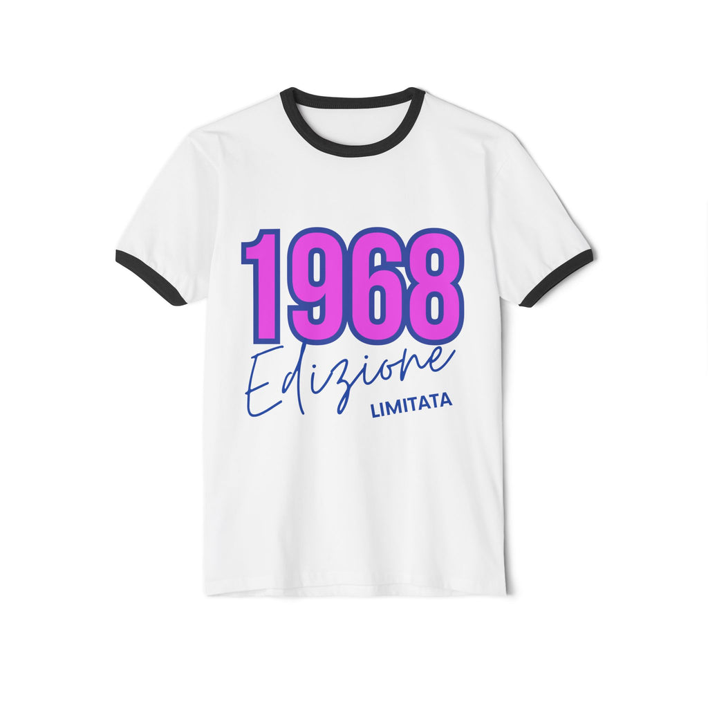 Unisex Cotton Ringer T-Shirt "1968 edizione Limitata
