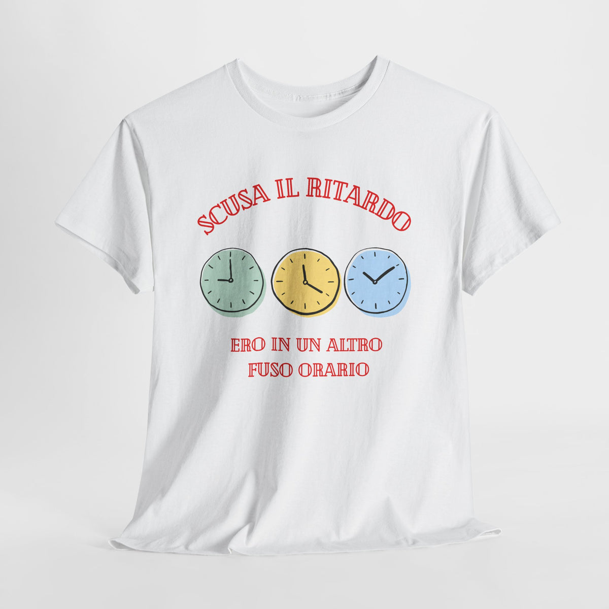 Unisex Tee "scusa il ritardo"