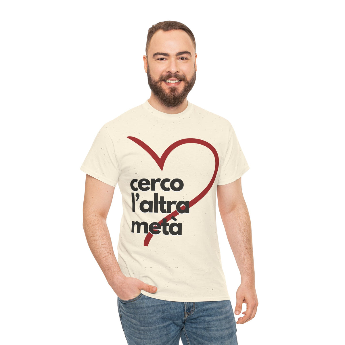 Unisex Tee "cerco l'altra metà"