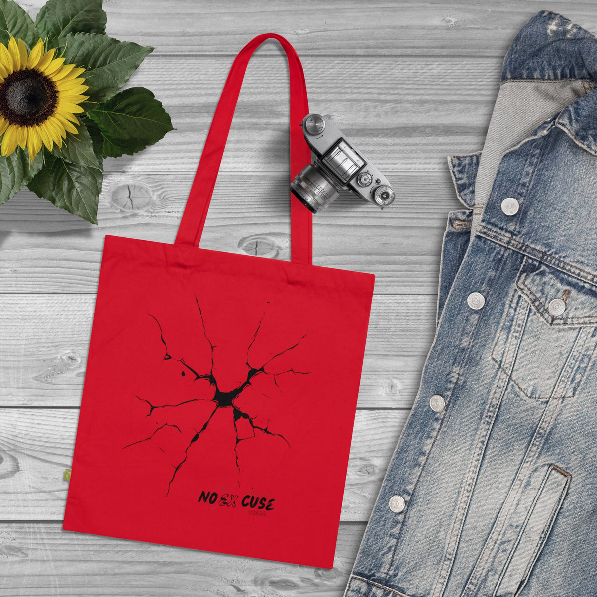 Organic Cotton Tote Bag "NoExcuseWear"