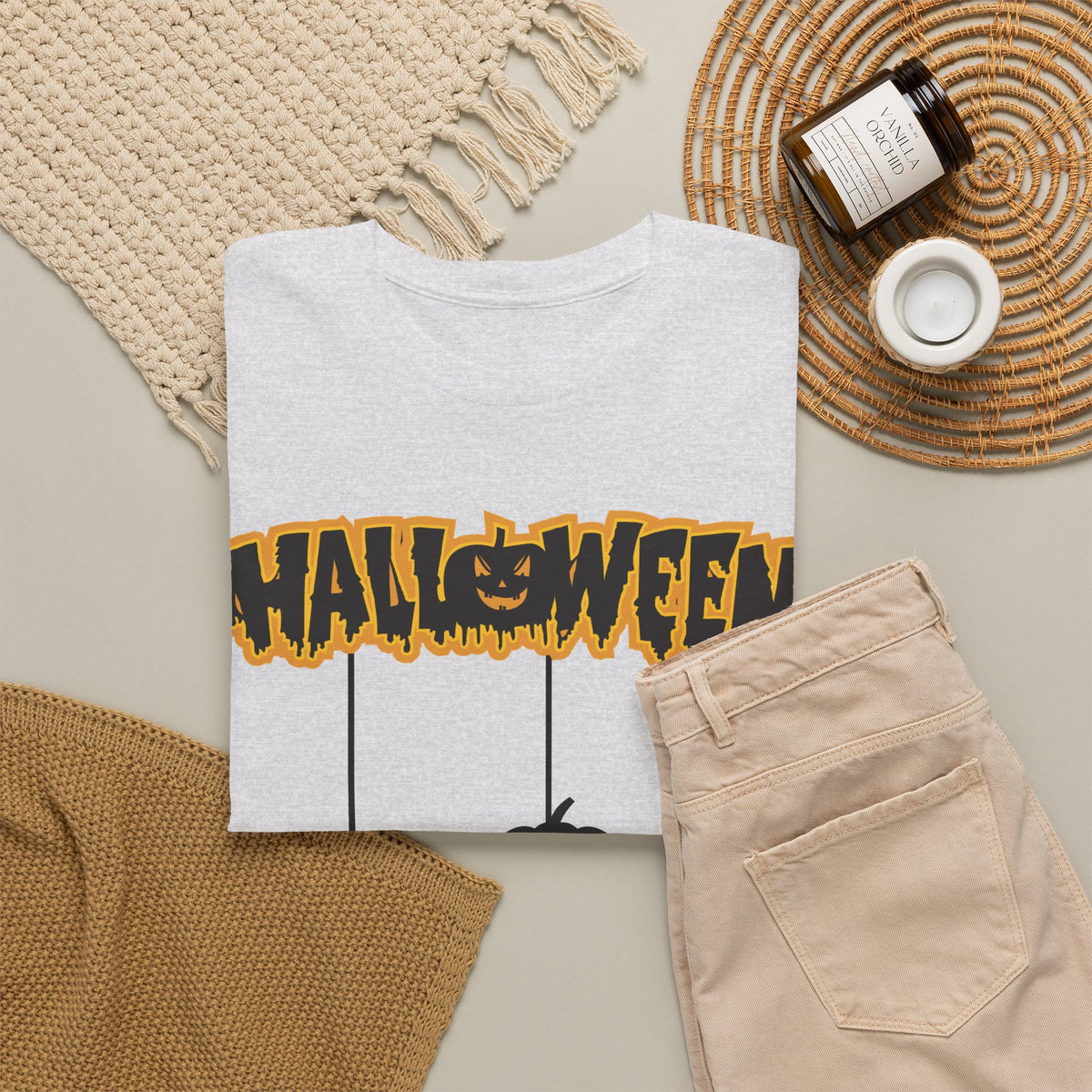 Maglietta Halloween Zucche Appese