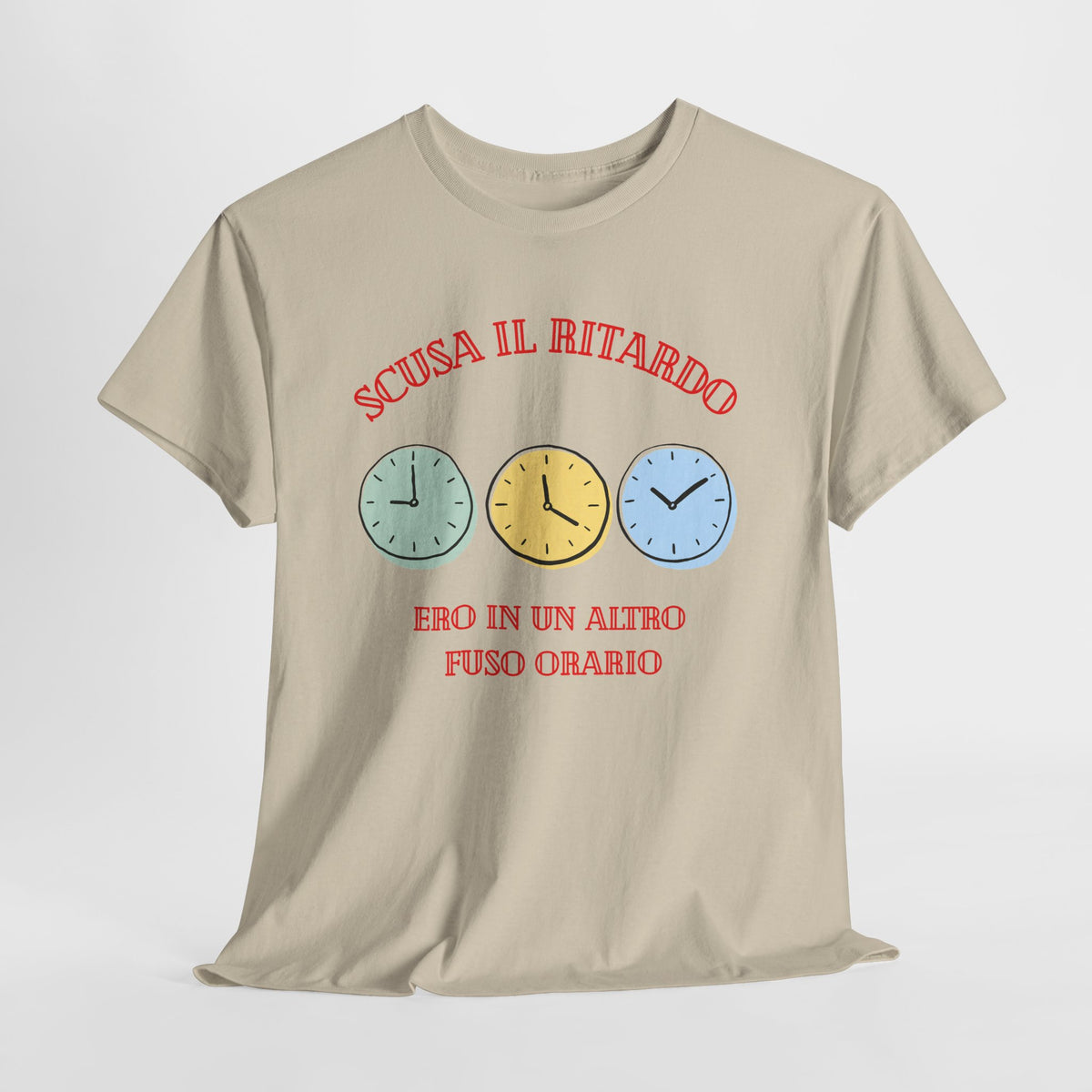 Unisex Tee "scusa il ritardo"