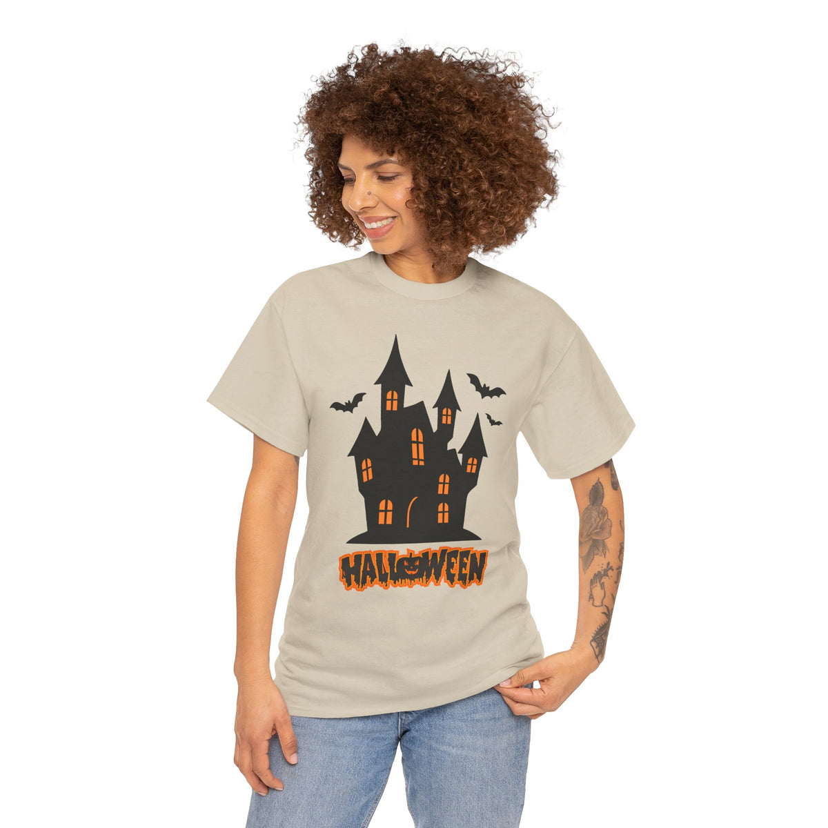 Maglietta Halloween Castello Stregato | T-Shirt Halloween 2026 | Haunted House Tee
