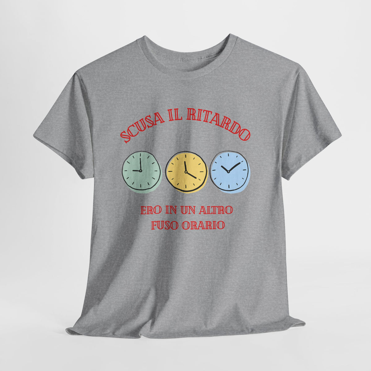 Unisex Tee "scusa il ritardo"