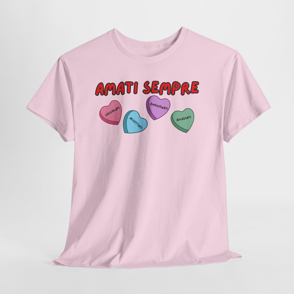 Cotton Tee "amati sempre"