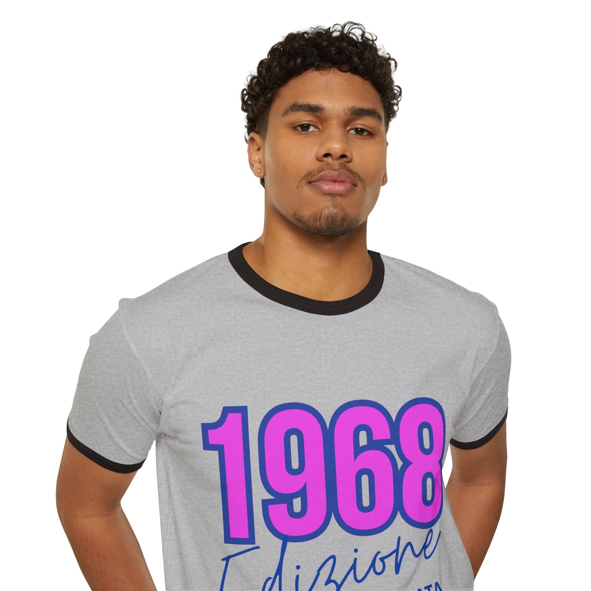 Unisex Cotton Ringer T-Shirt "1968 edizione Limitata