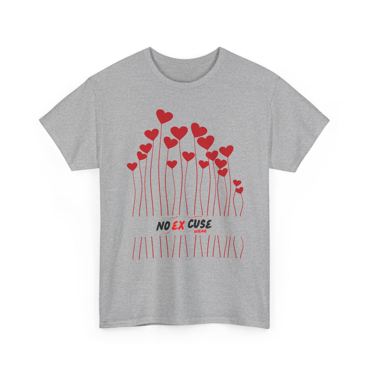 Unisex Tee "fiori di cuori"