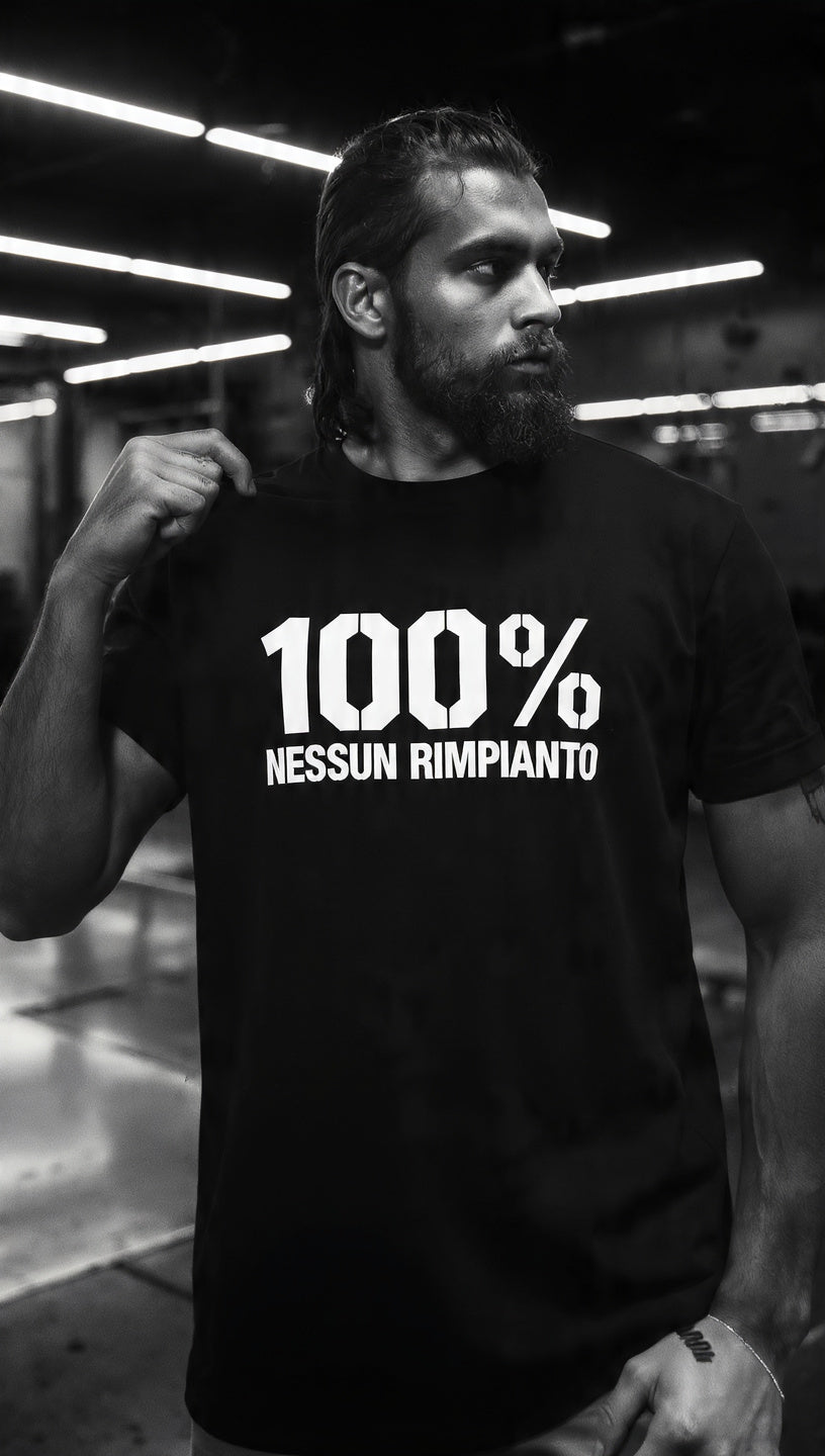 Unisex Tee "100% nessun rimpianto"