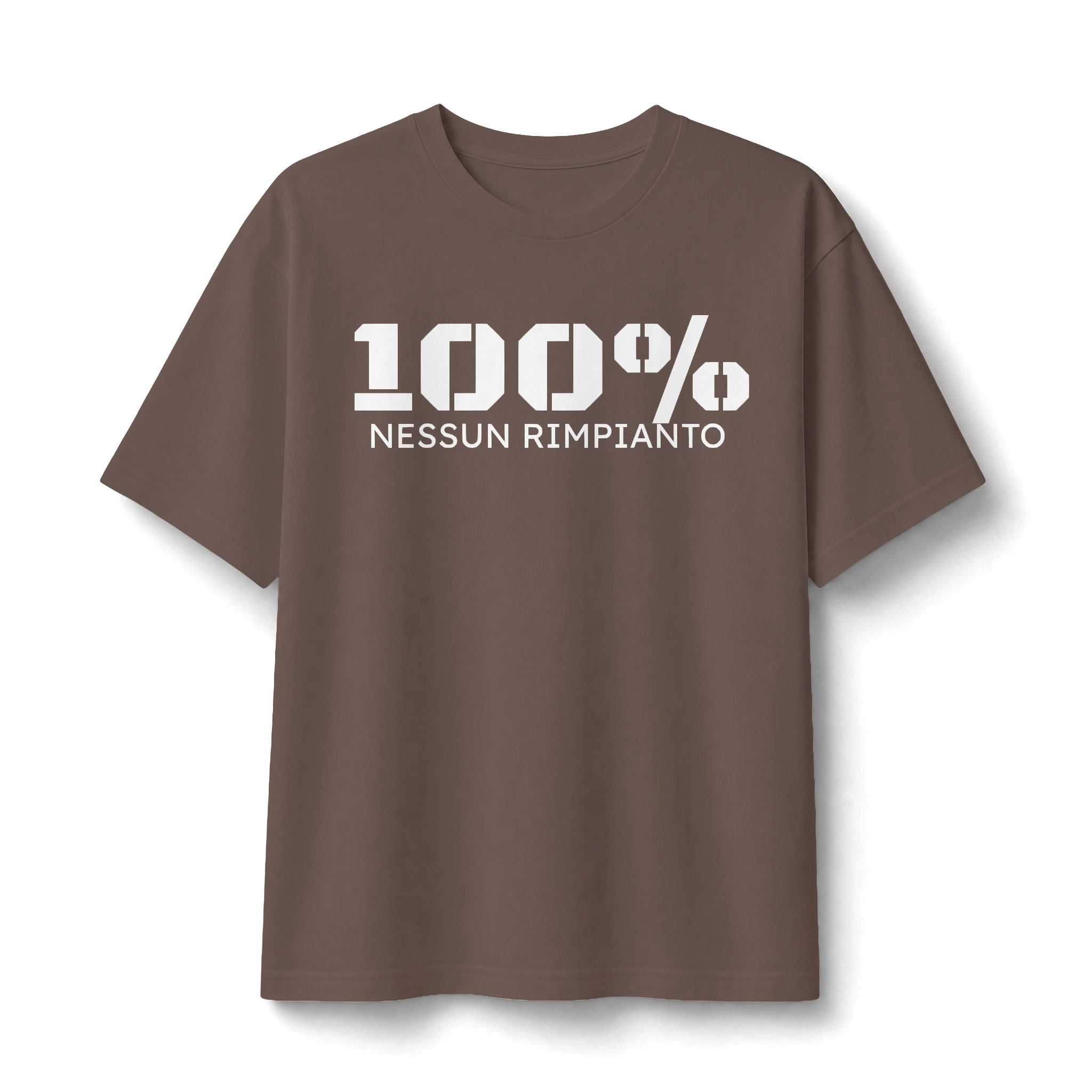 Unisex Tee "100% nessun rimpianto"