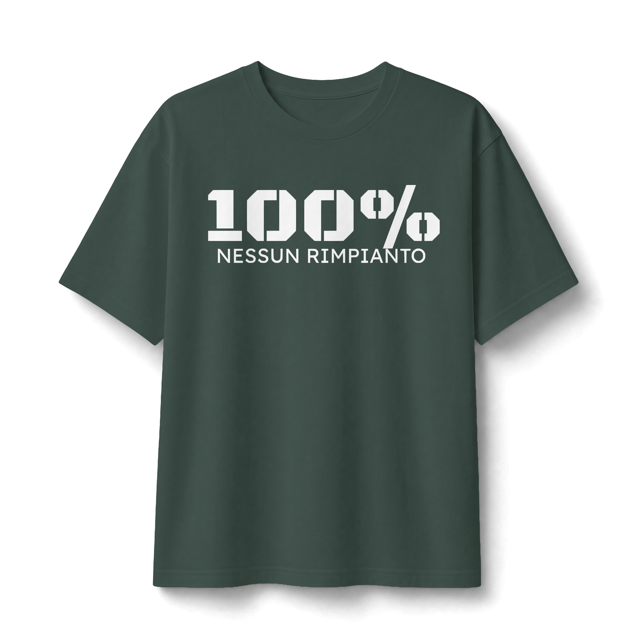 Unisex Tee "100% nessun rimpianto"