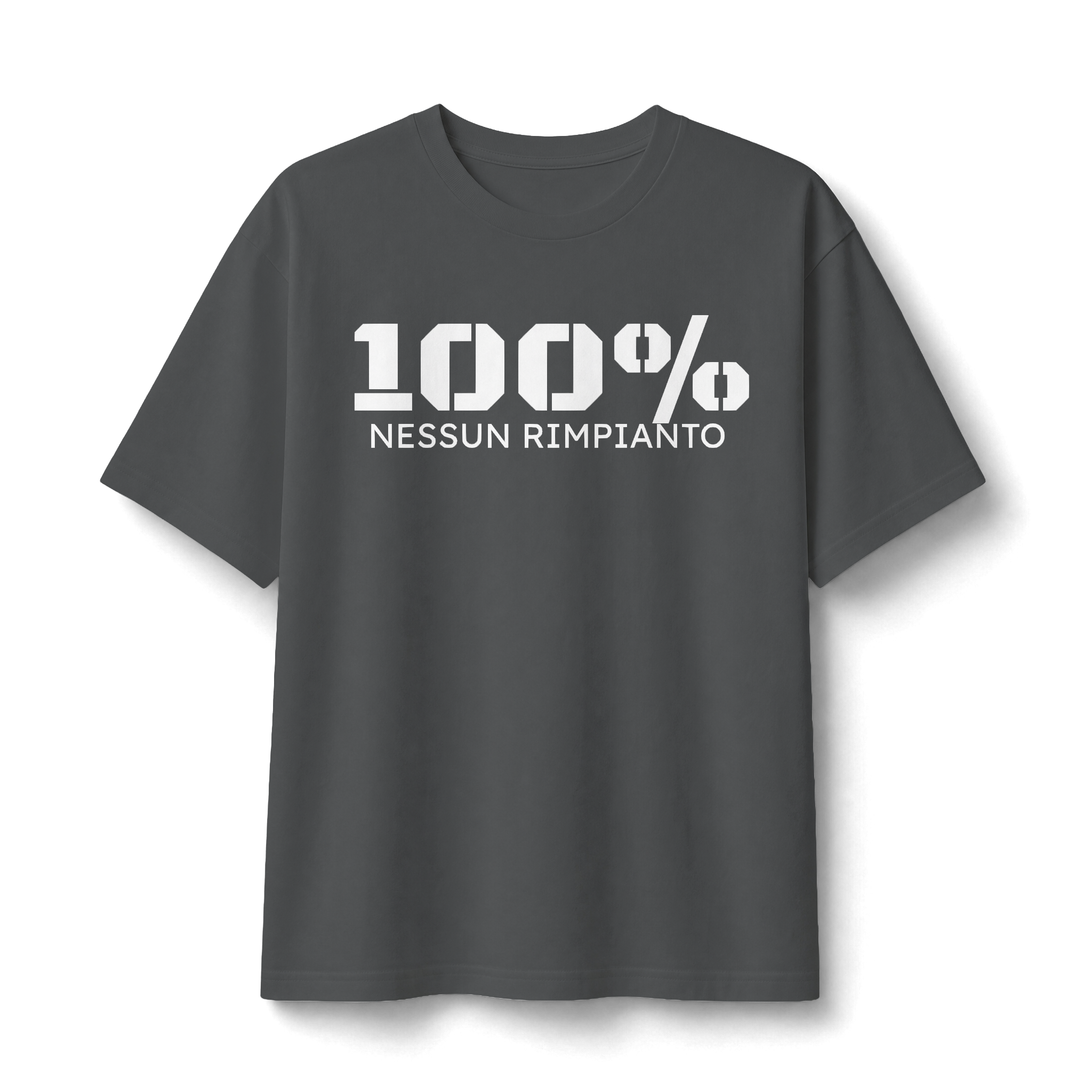 Unisex Tee "100% nessun rimpianto"