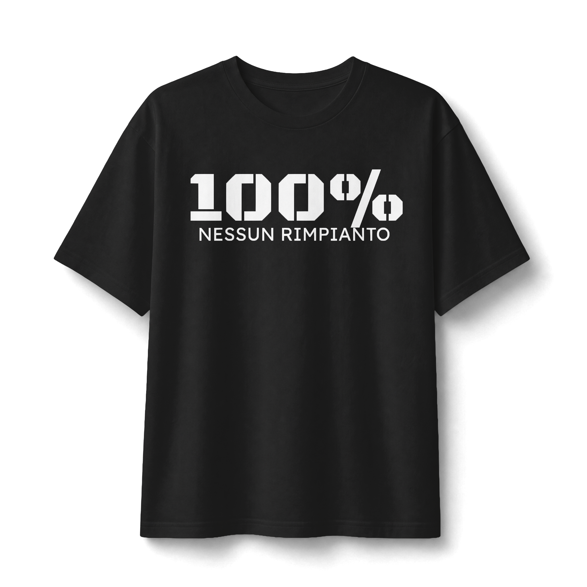 Unisex Tee "100% nessun rimpianto"