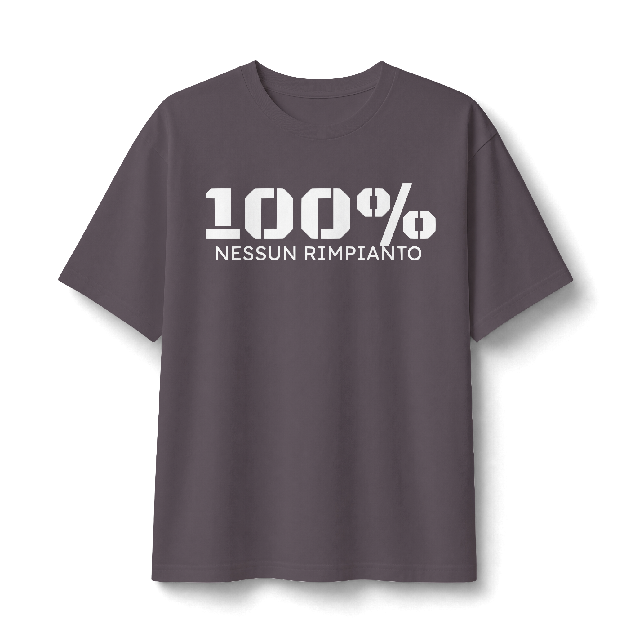 Unisex Tee "100% nessun rimpianto"