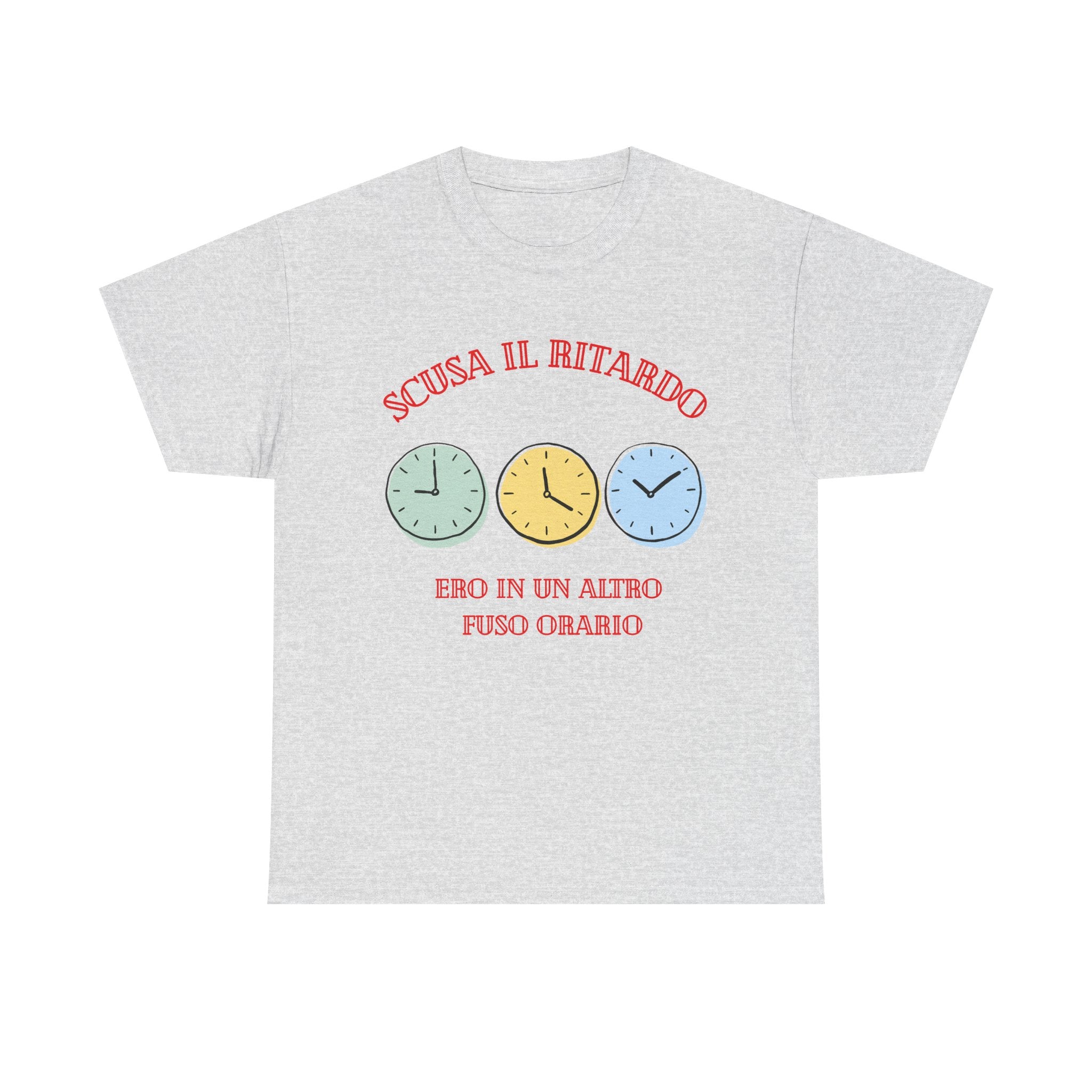 Unisex Tee "scusa il ritardo"