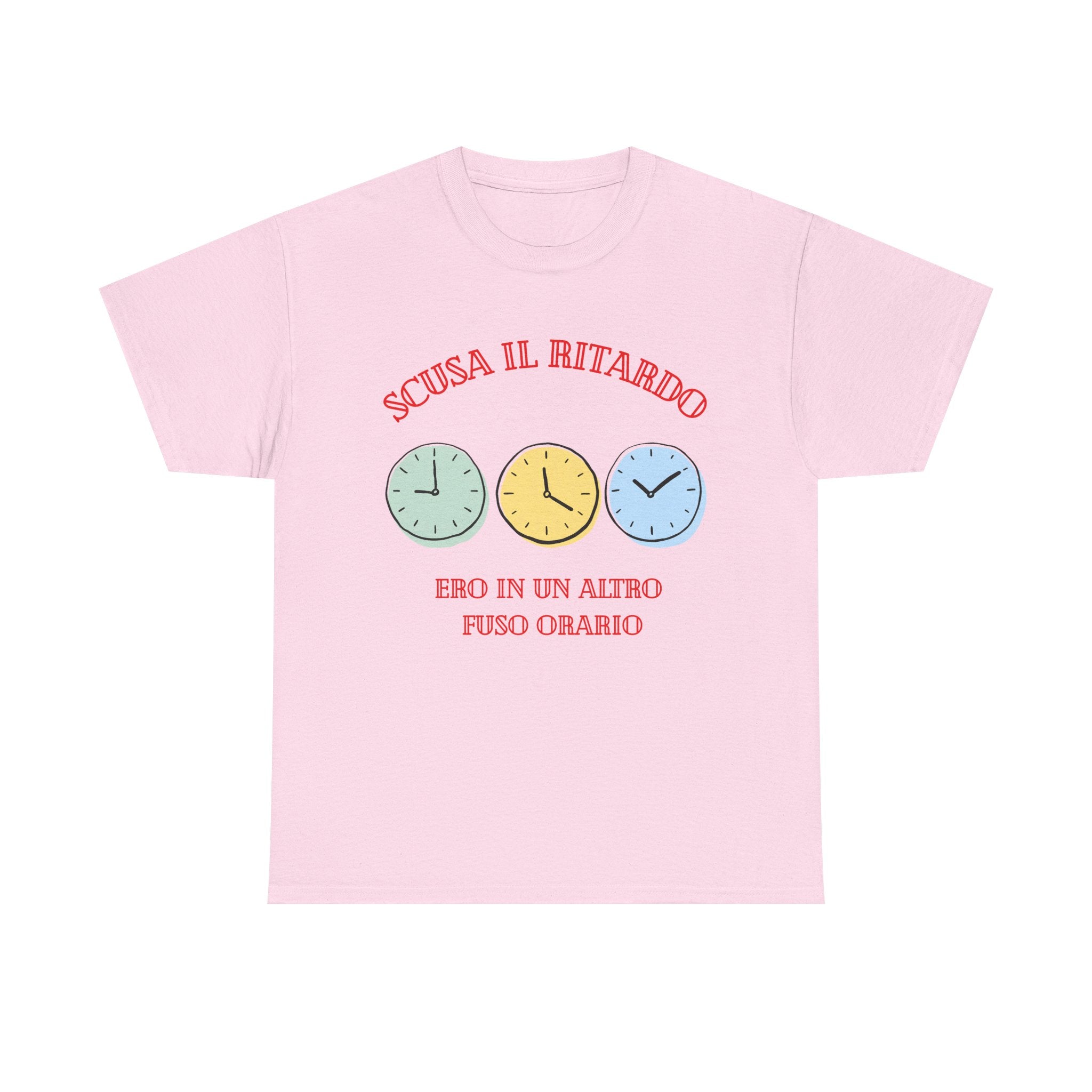 Unisex Tee "scusa il ritardo"