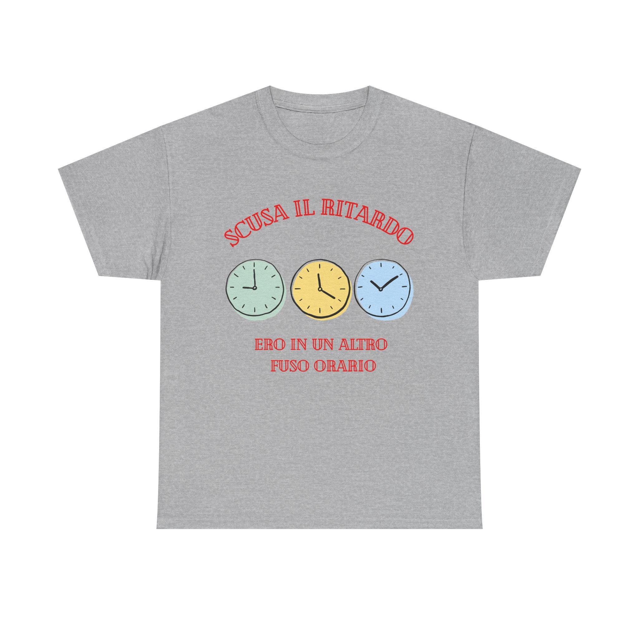 Unisex Tee "scusa il ritardo"