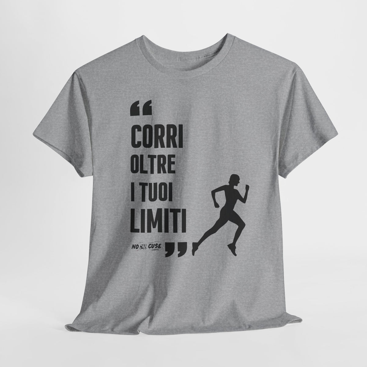 Unisex Tee "corri oltre i tuoi limiti"
