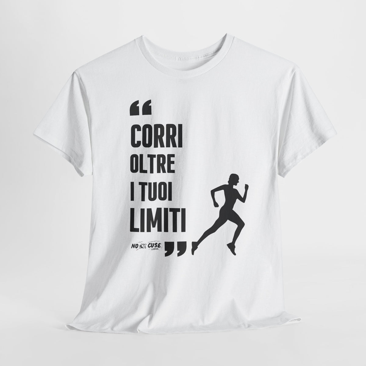 Unisex Tee "corri oltre i tuoi limiti"