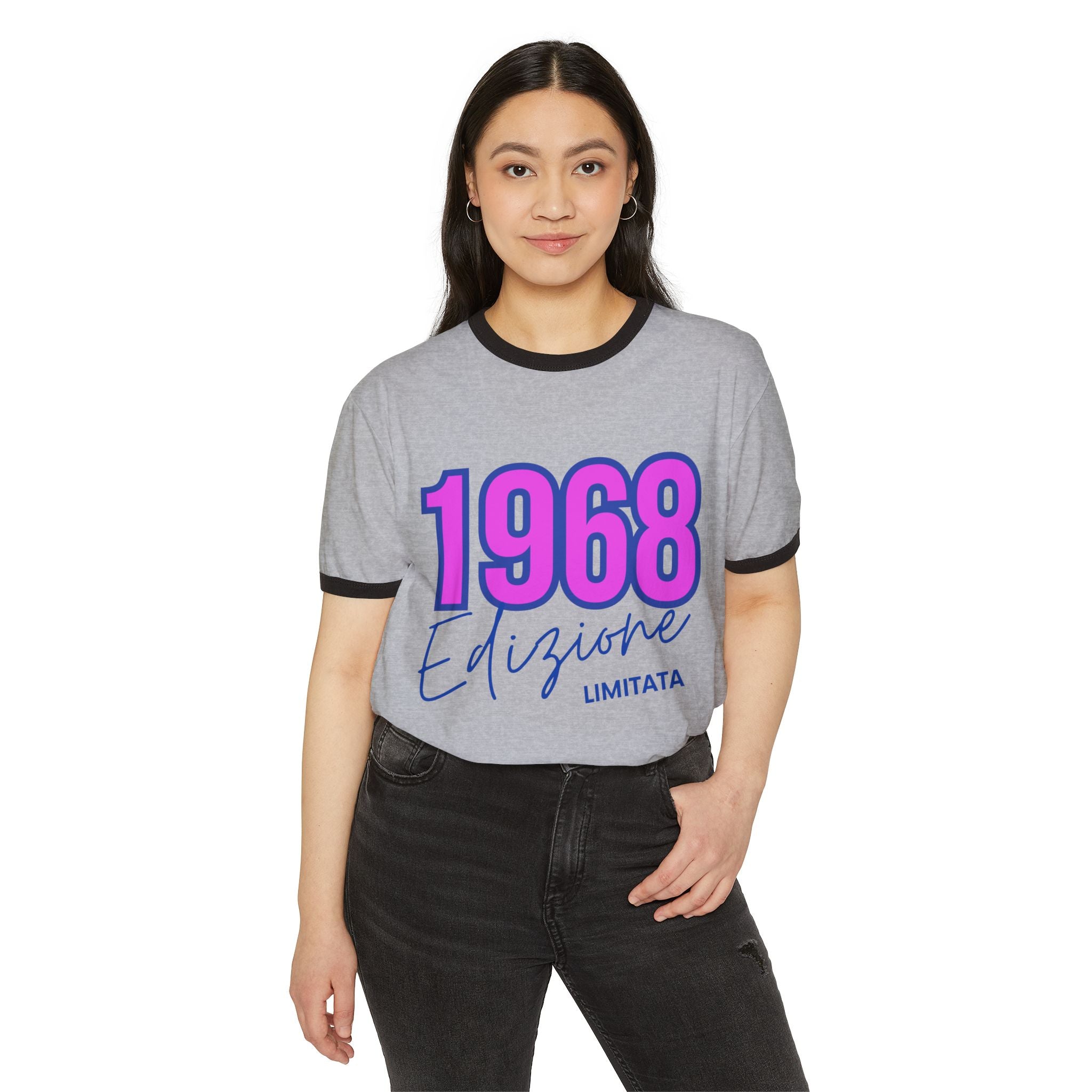 Unisex Cotton Ringer T-Shirt "1968 edizione Limitata