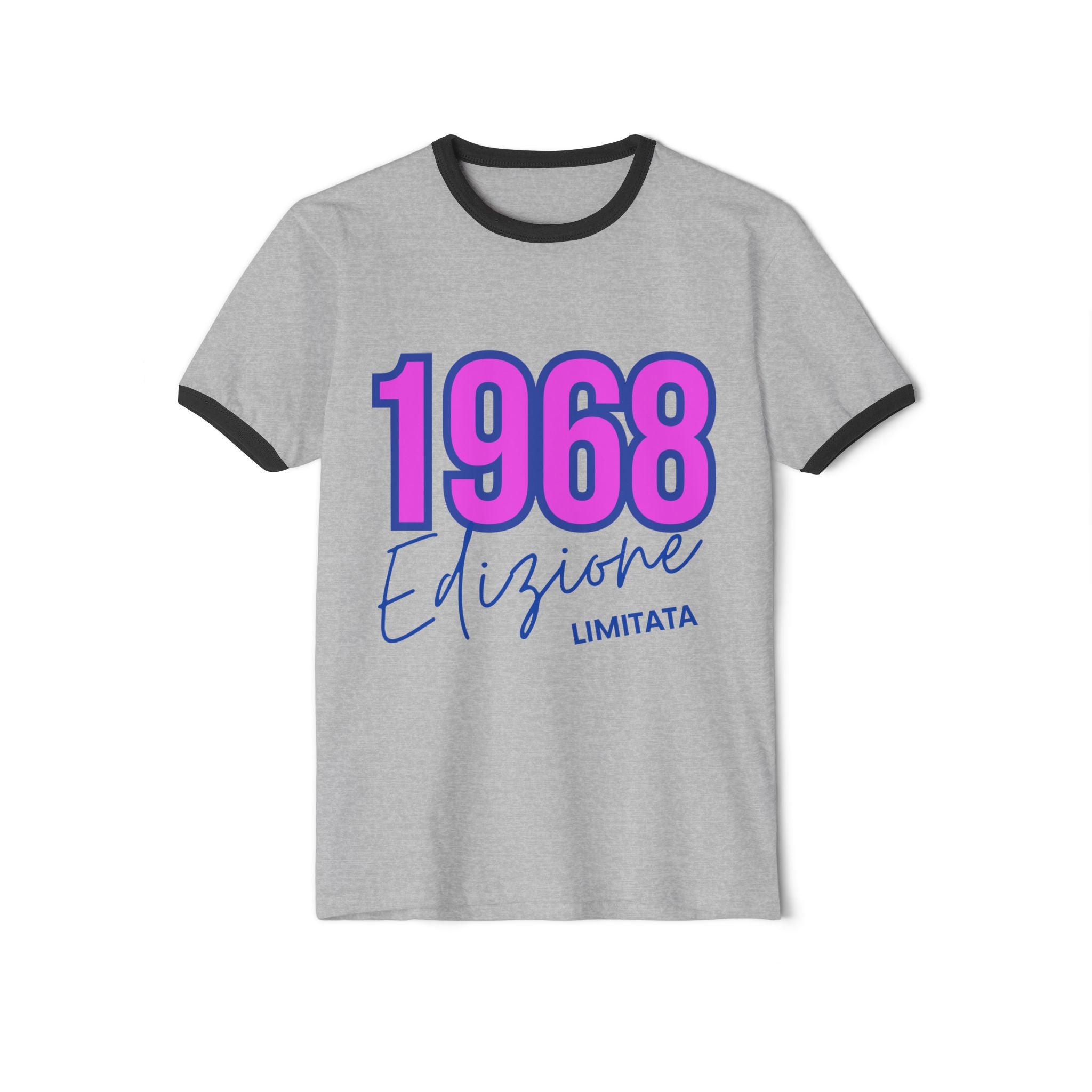 Unisex Cotton Ringer T-Shirt "1968 edizione Limitata