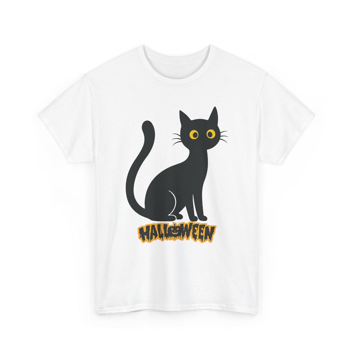 Maglietta Halloween Gatto Nero