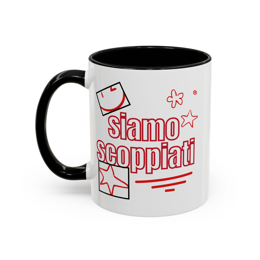 Tazza "SIAMO SCOPPIATI" - Mug Ufficiale Gruppo | NoExcuseWear - 11oz Idea Regalo