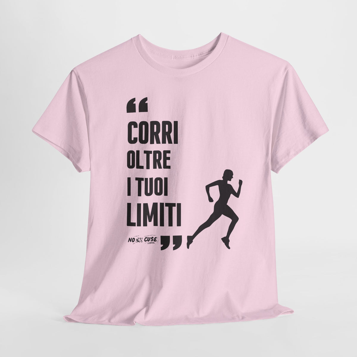 Unisex Tee "corri oltre i tuoi limiti"
