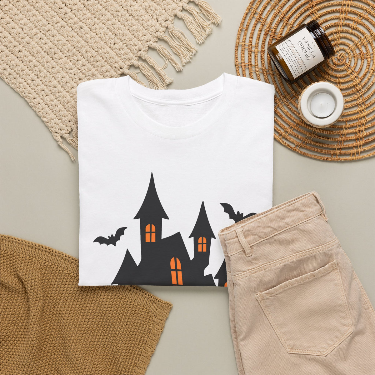 Maglietta Halloween Castello Stregato | T-Shirt Halloween 2026 | Haunted House Tee