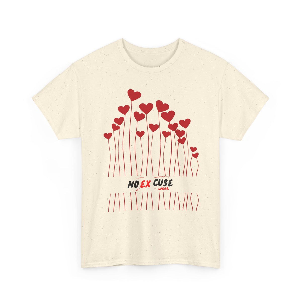 Unisex Tee "fiori di cuori"