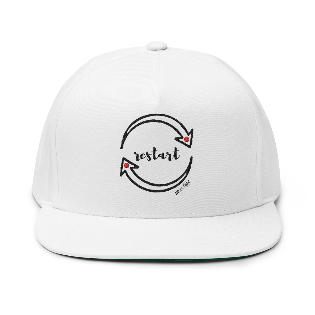 Cappellino con ricamo "RESTART"