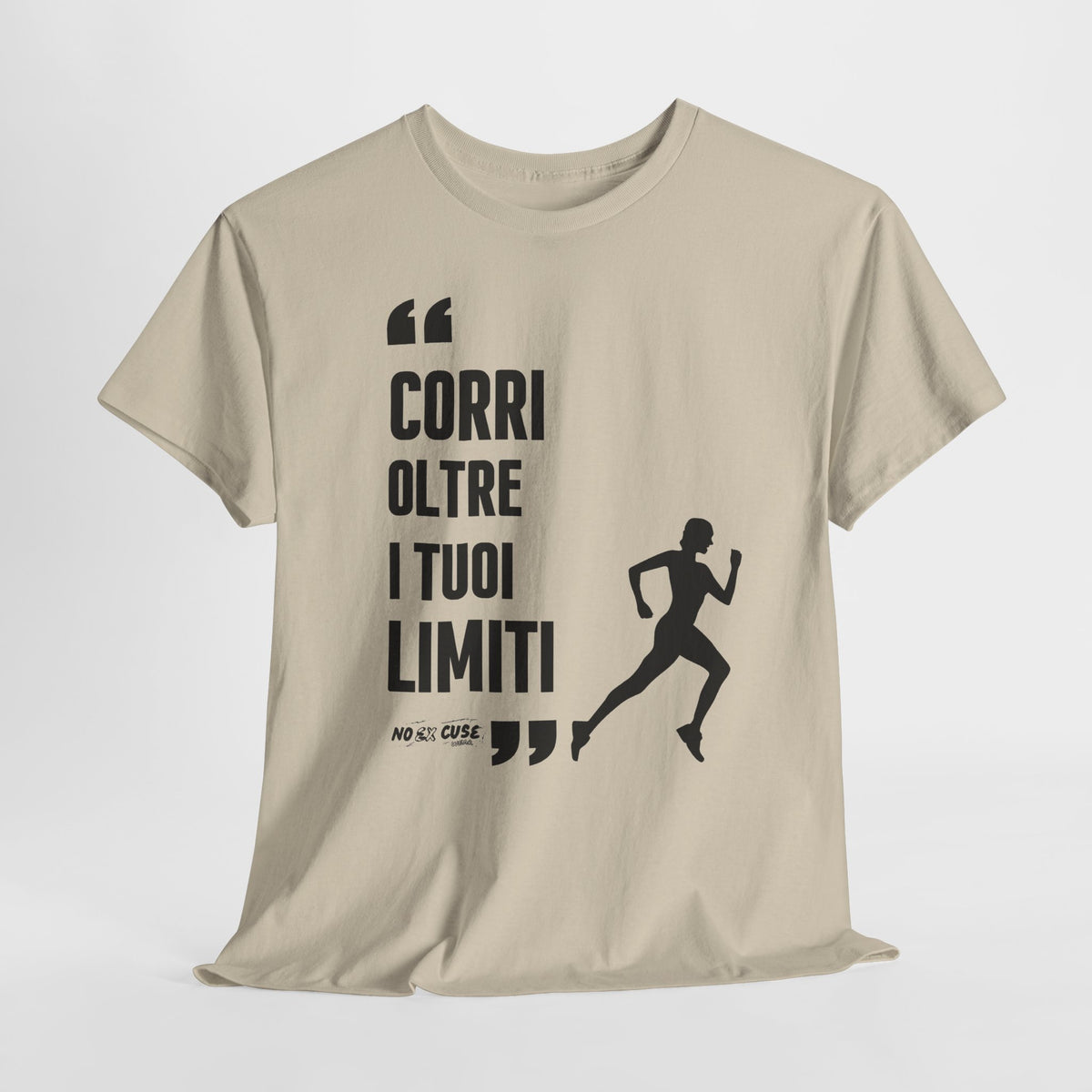 Unisex Tee "corri oltre i tuoi limiti"