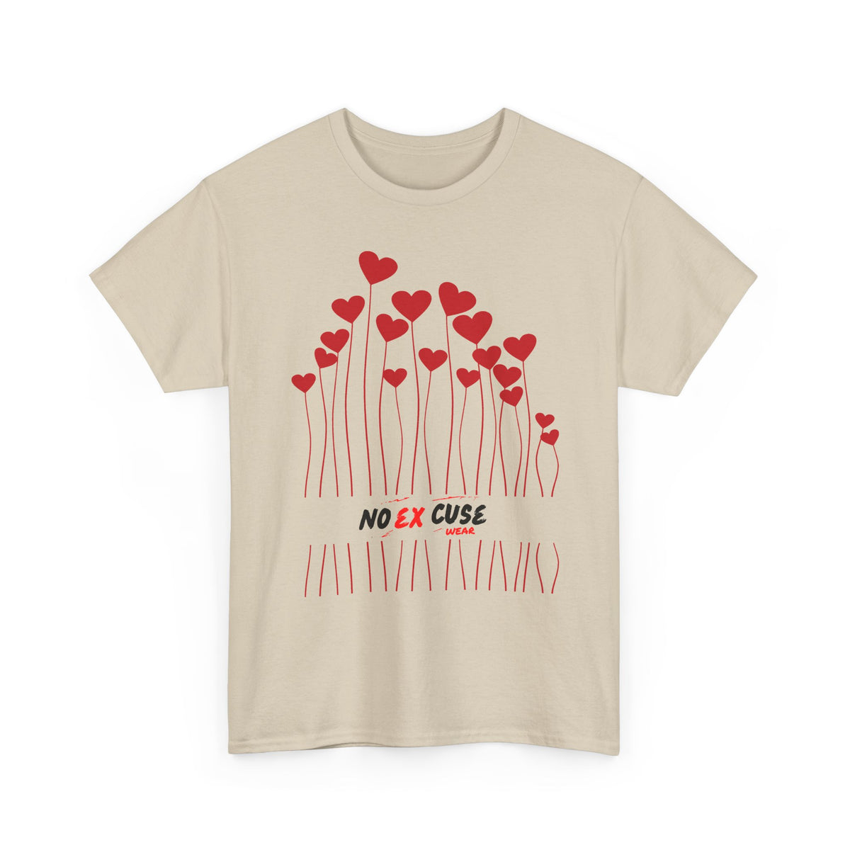 Unisex Tee "fiori di cuori"