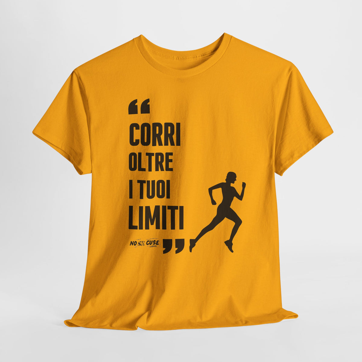 Unisex Tee "corri oltre i tuoi limiti"