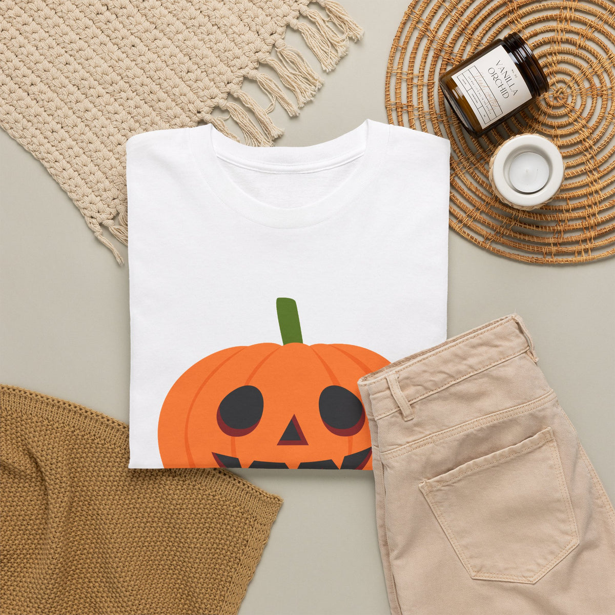 Maglietta Halloween Zucca Sorridente