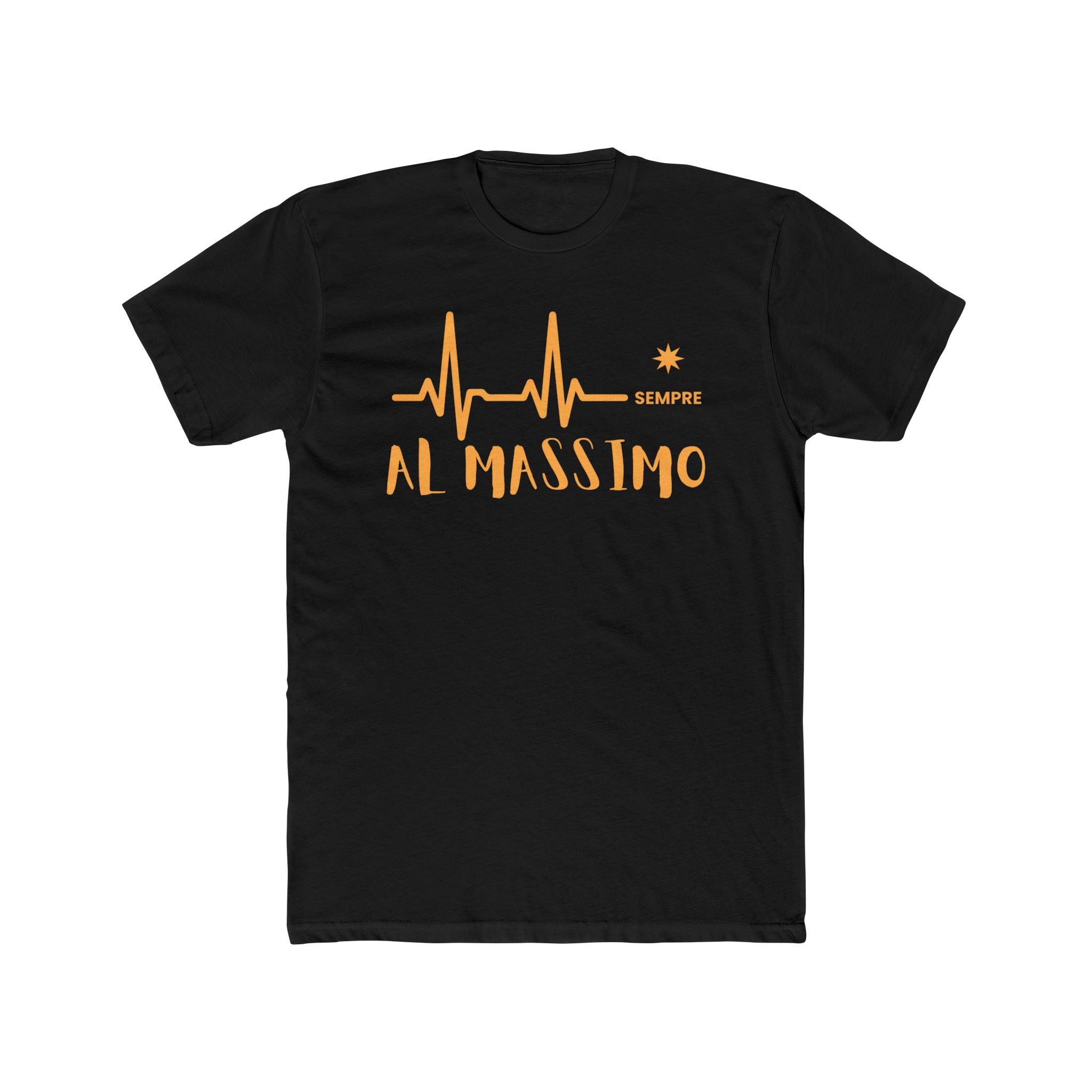Unisex Cotton Crew Tee "SEMPRE AL MASSIMO"