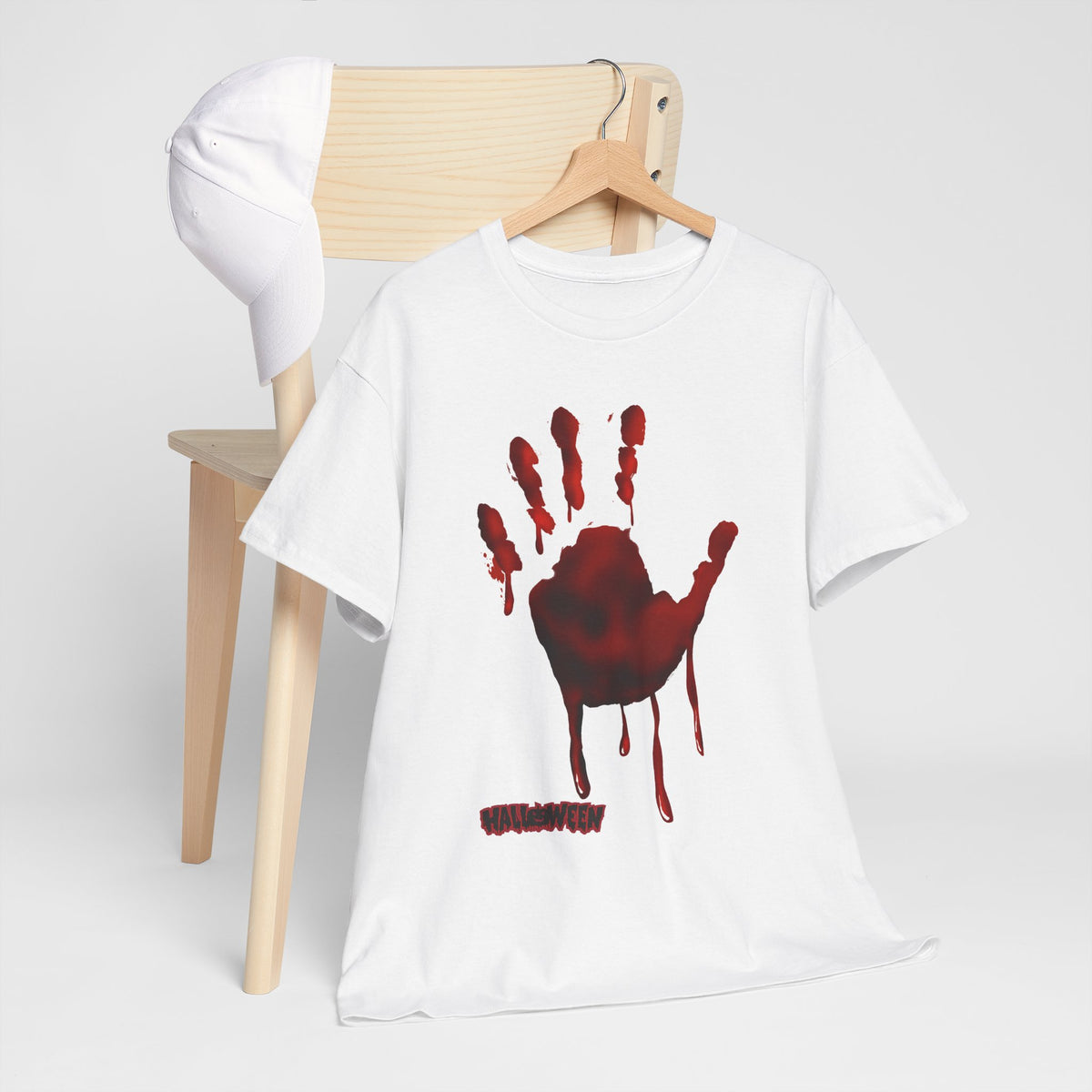 Maglietta Halloween Mano Insanguinata | T-Shirt Horror Halloween | Bloody Hand Tee