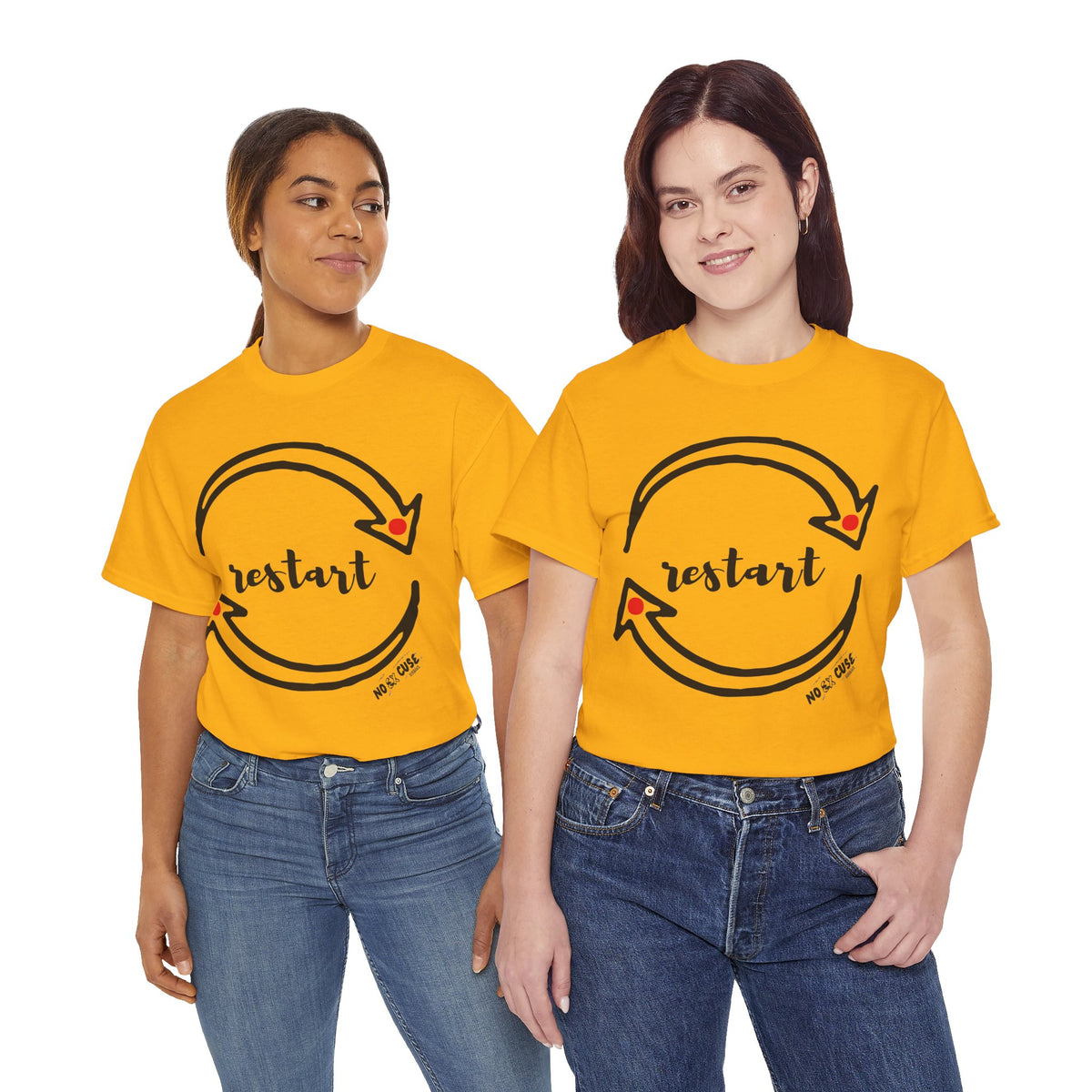 Unisex Tee "restart no excuse"