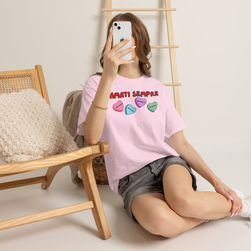 Cotton Tee "amati sempre"