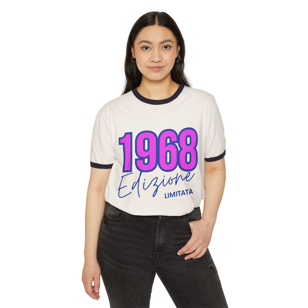 Unisex Cotton Ringer T-Shirt "1968 edizione Limitata