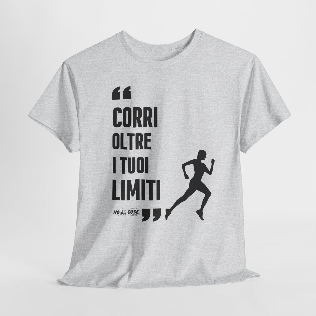 Unisex Tee "corri oltre i tuoi limiti"