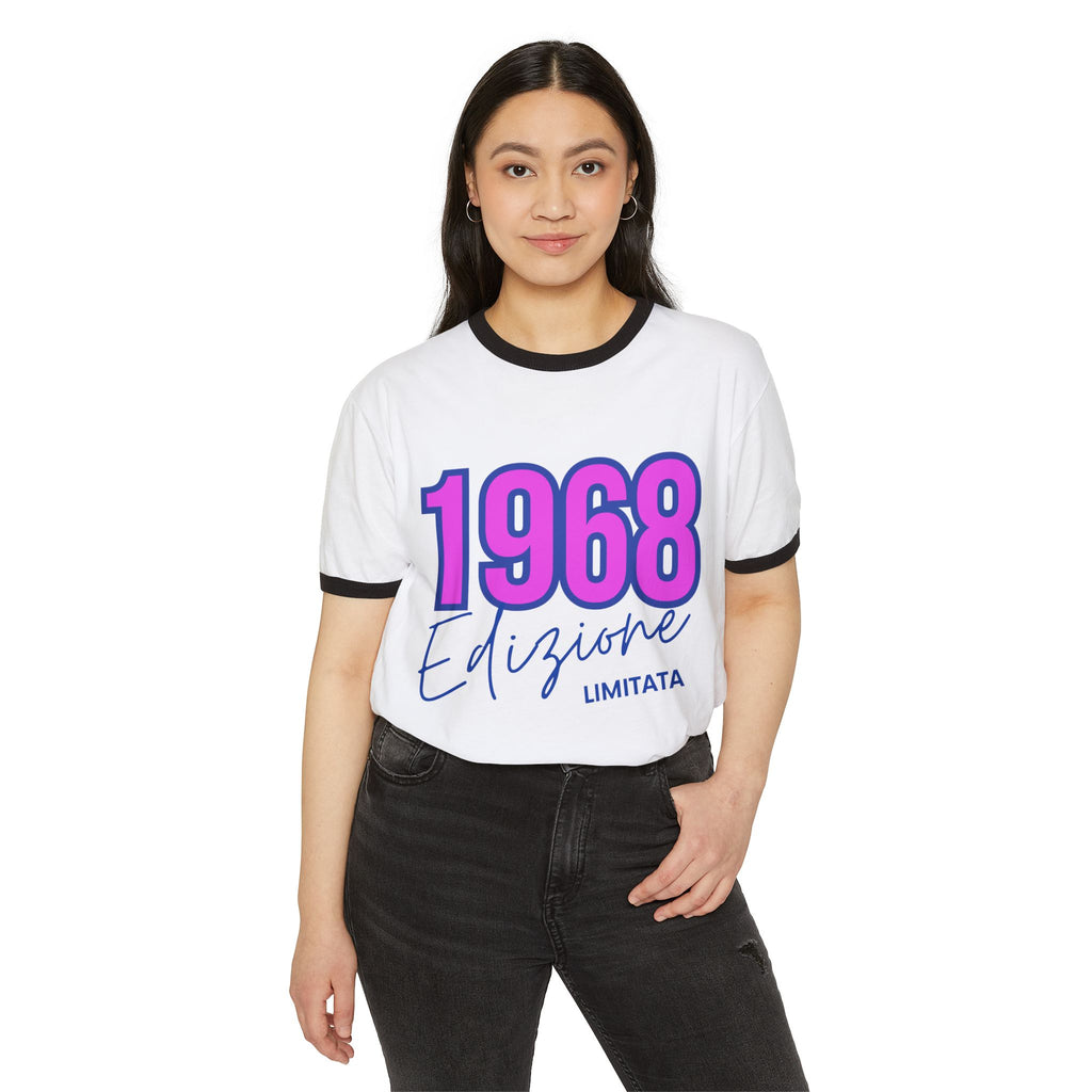 Unisex Cotton Ringer T-Shirt "1968 edizione Limitata